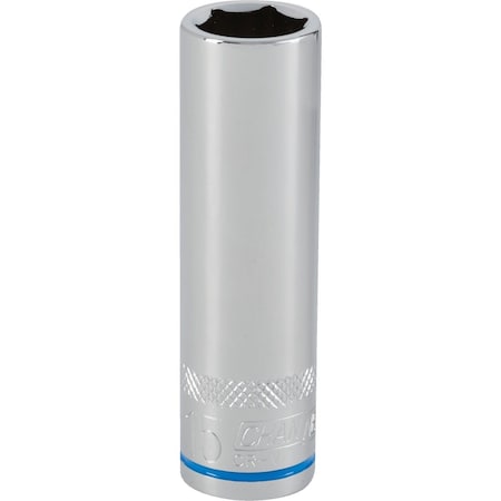 Channellock 1/2 In. Drive 15 mm 6-Point Deep Metric Socket 351274